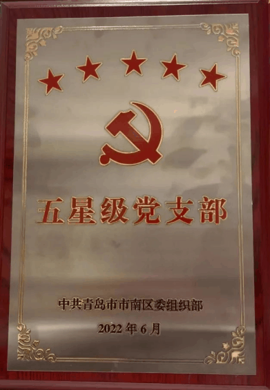 中共青岛市南区区委组织部 五星级党支部